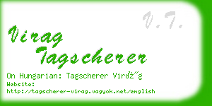 virag tagscherer business card